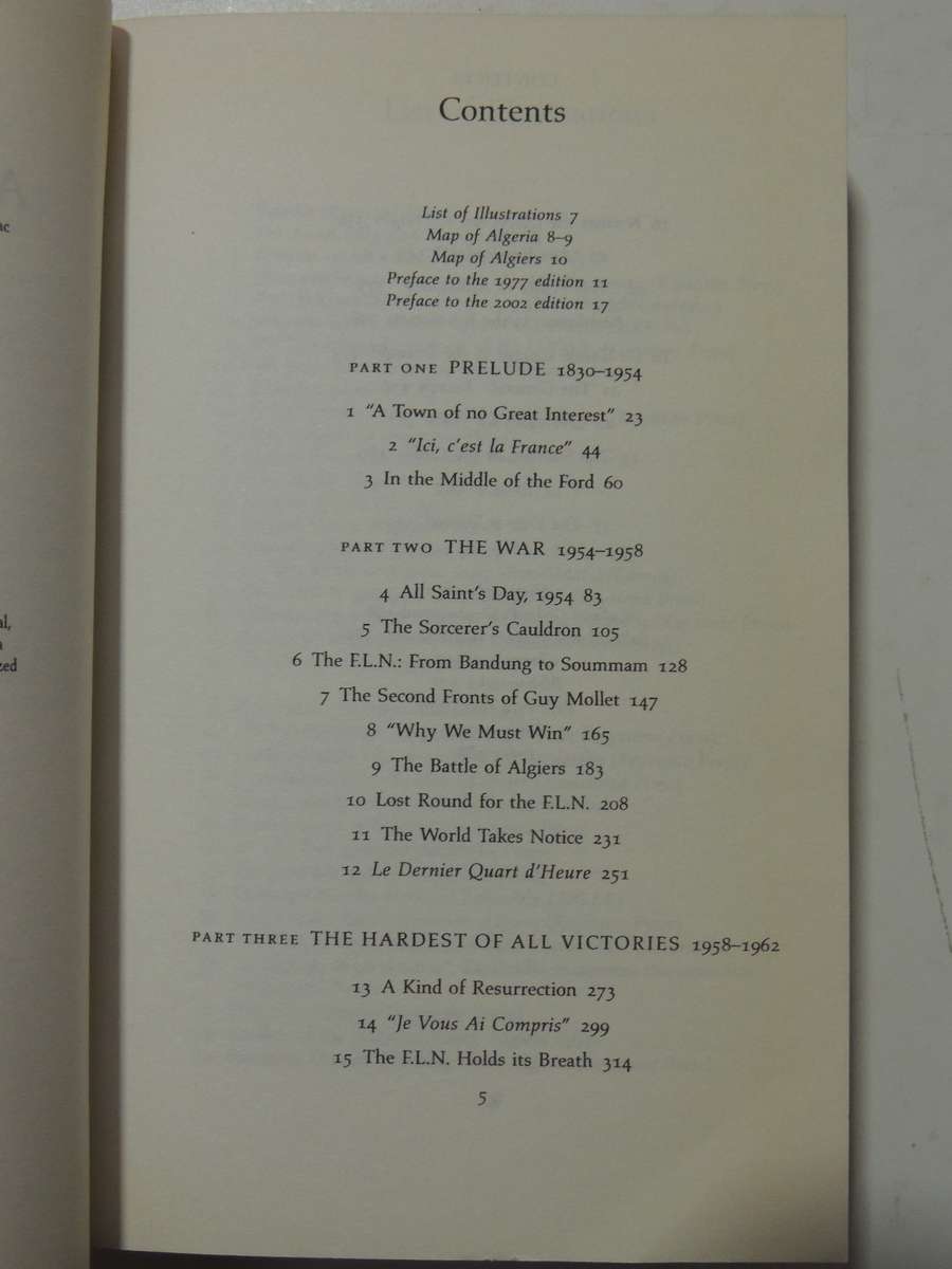 A Savage war Of Peace: Algeria 1954-1962- Alistair Horne
