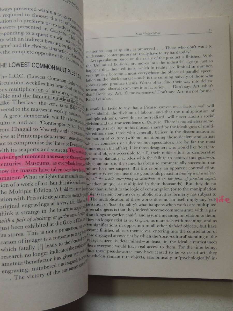 Revenge Of The Crystal: Selected Writings On The Modern Object & Its Destiny, 1968-83Jean Baudrilla