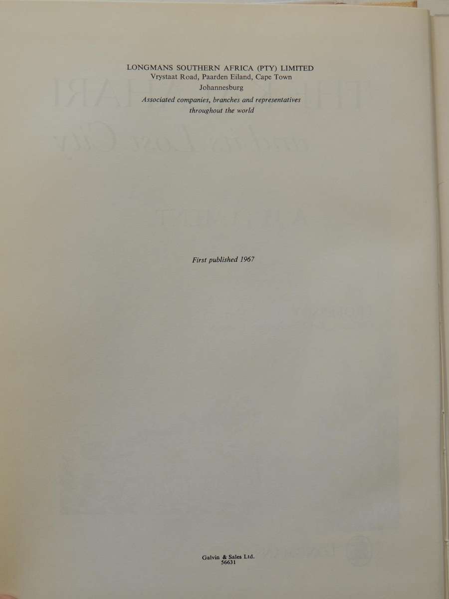 The Kalahari And Its Lost City - A.J. Clements