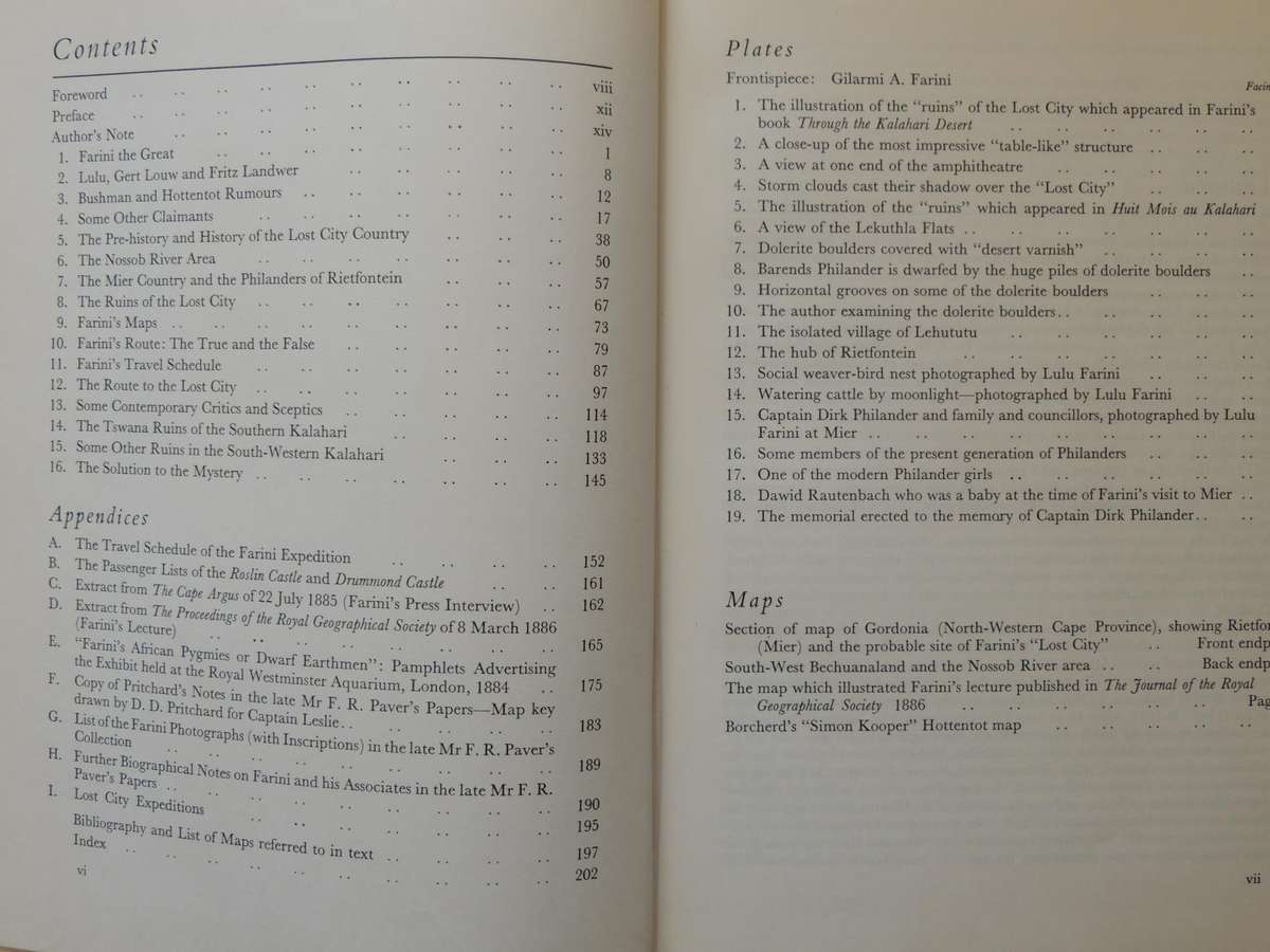 The Kalahari And Its Lost City - A.J. Clements