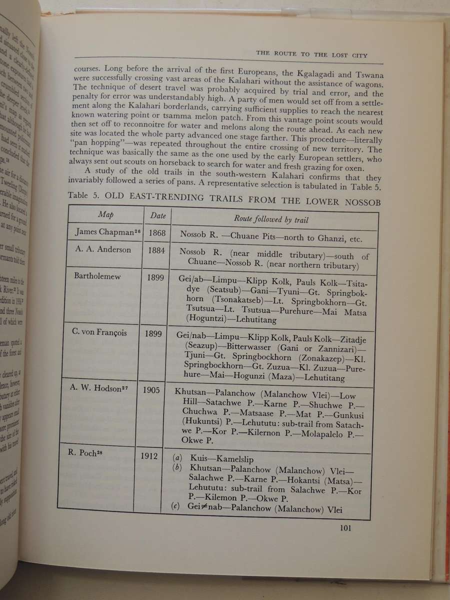 The Kalahari And Its Lost City - A.J. Clements