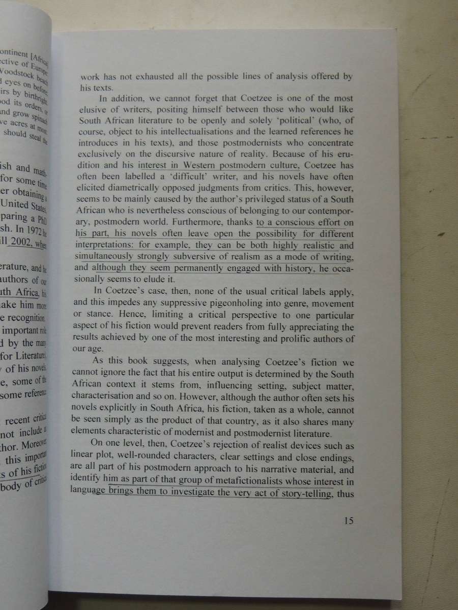 Old Myths, Modern Empires: Power, Language & Identity In JM Coetzee's Work    Michela Canepari-Labib