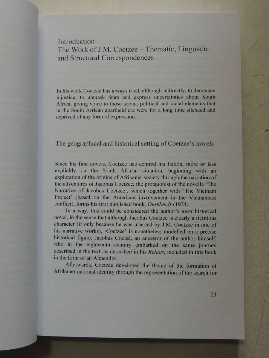 Old Myths, Modern Empires: Power, Language & Identity In JM Coetzee's Work    Michela Canepari-Labib