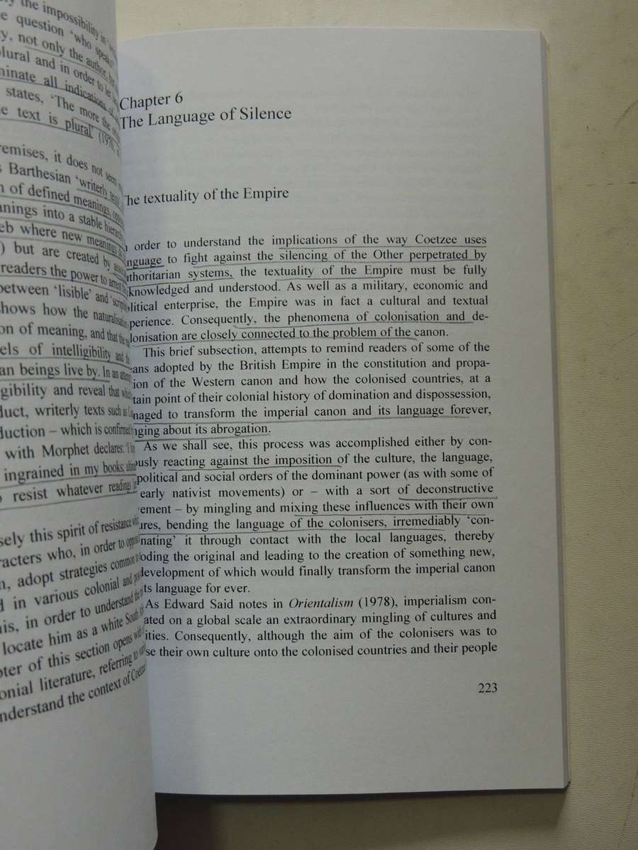 Old Myths, Modern Empires: Power, Language & Identity In JM Coetzee's Work    Michela Canepari-Labib