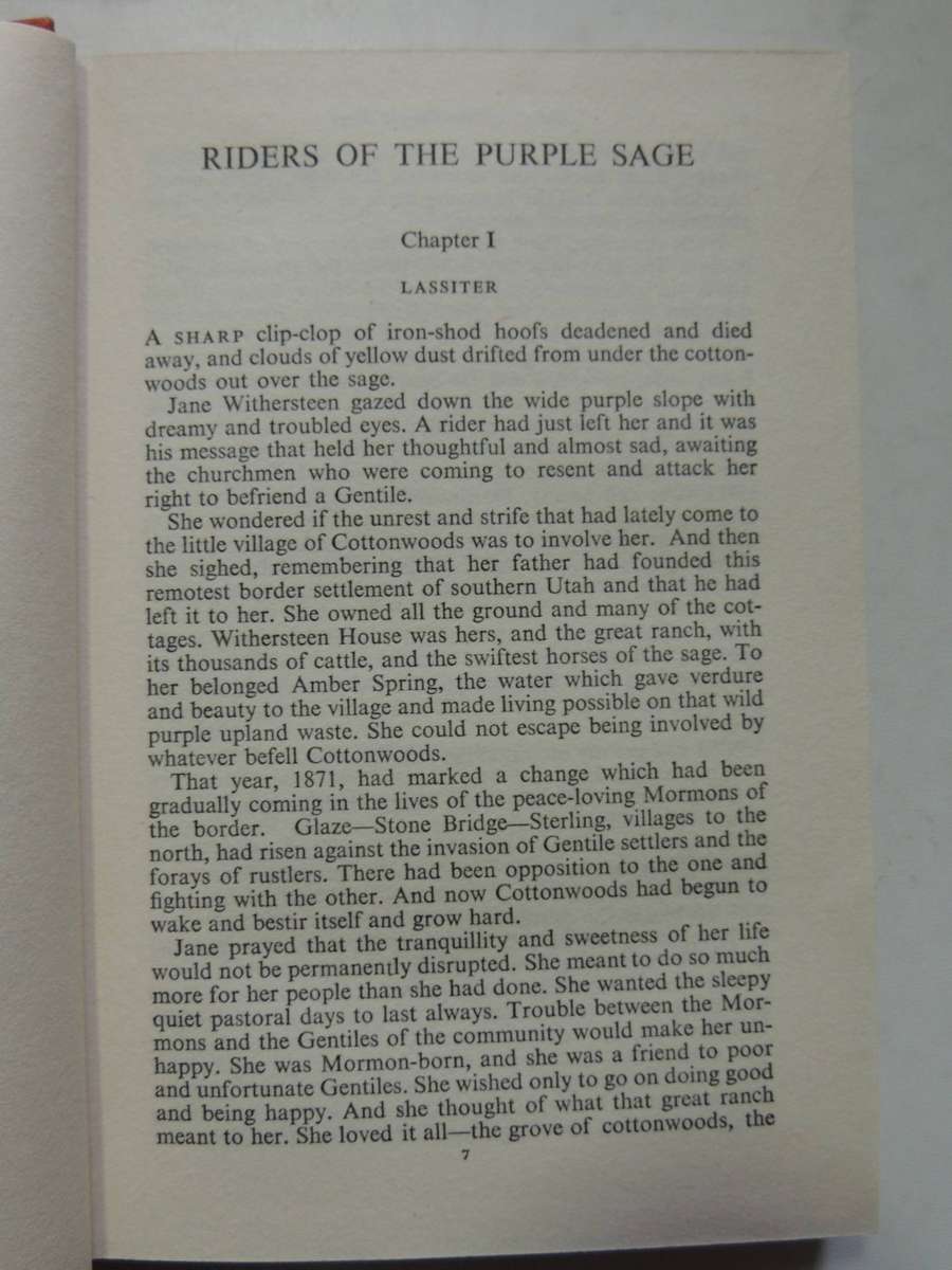 Riders Of The Purple Sage - Zane Grey