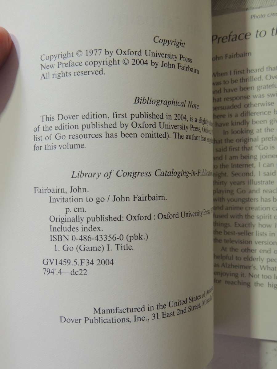 Invitation To Go- John Fairbairn