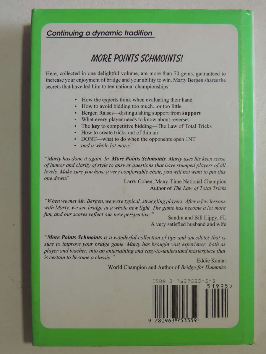 More Points Schmoints! - Marty Bergen