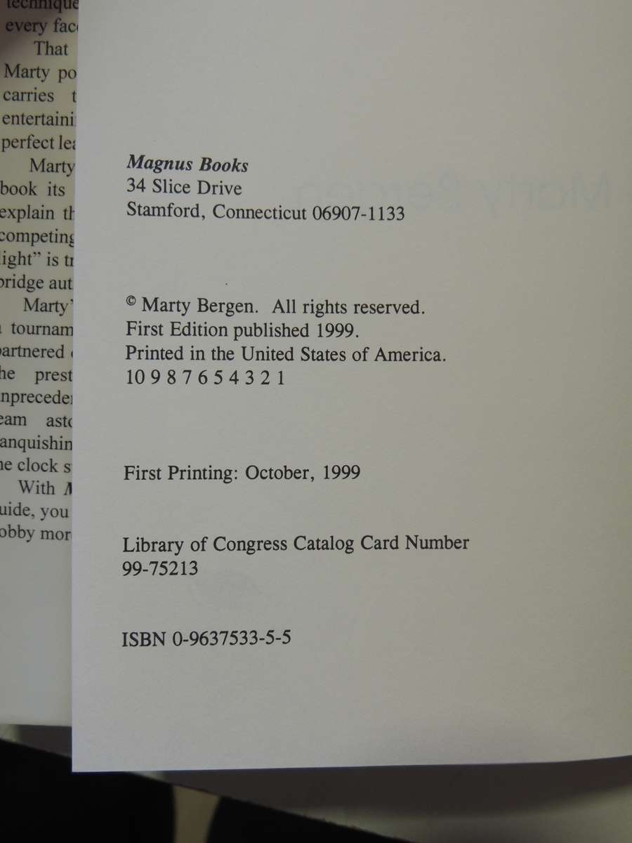 More Points Schmoints! - Marty Bergen