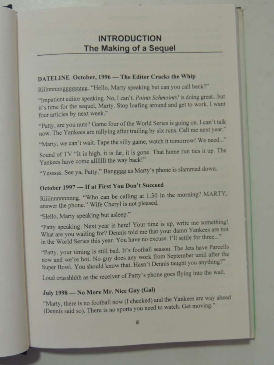 More Points Schmoints! - Marty Bergen