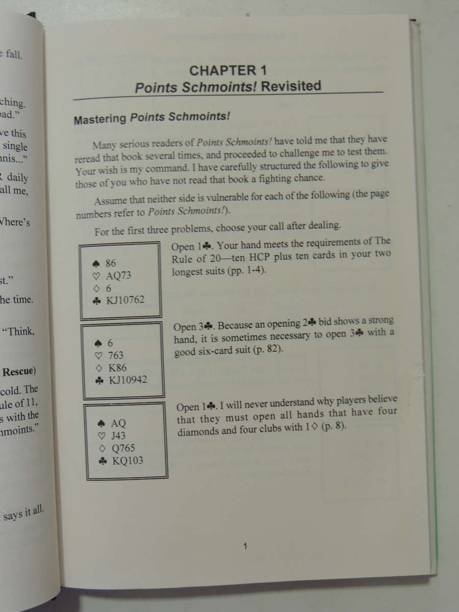 More Points Schmoints! - Marty Bergen