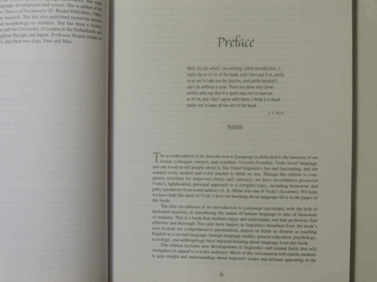 An Introduction to Language - Victoria Fromkin, Robert Rodman, N Hyams  7th ed