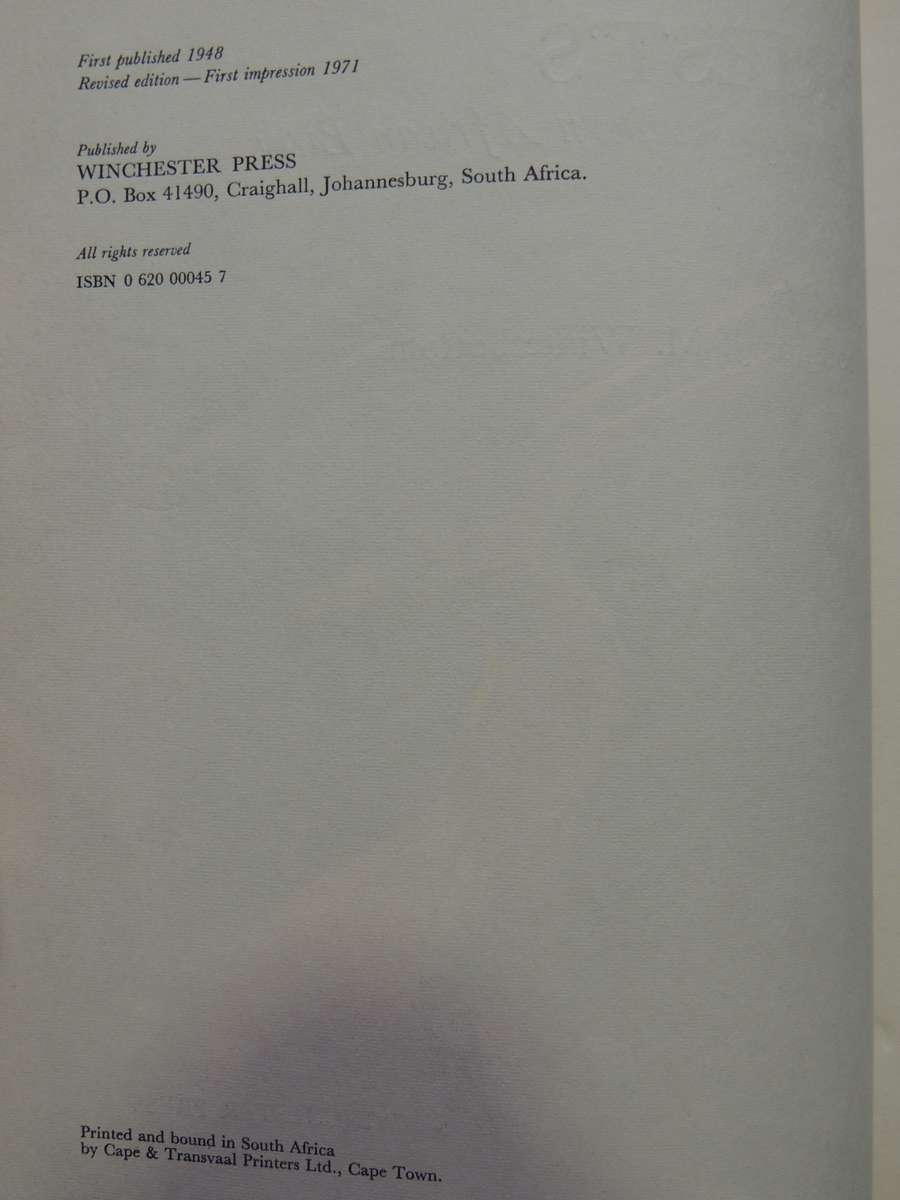 Priest's Eggs of the Southern African Birds - Revised by JM Winterbottom 1971