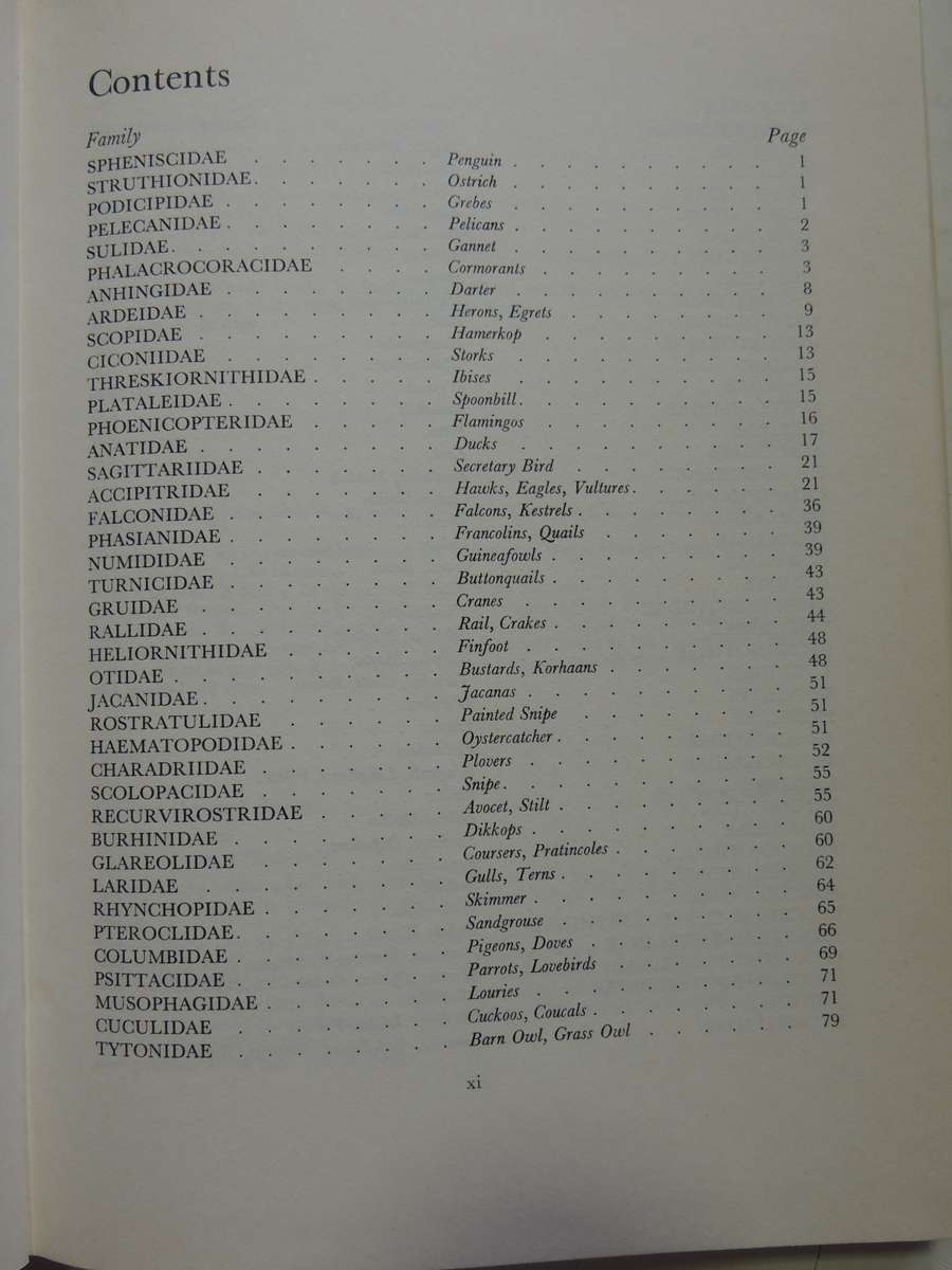 Priest's Eggs of the Southern African Birds - Revised by JM Winterbottom 1971