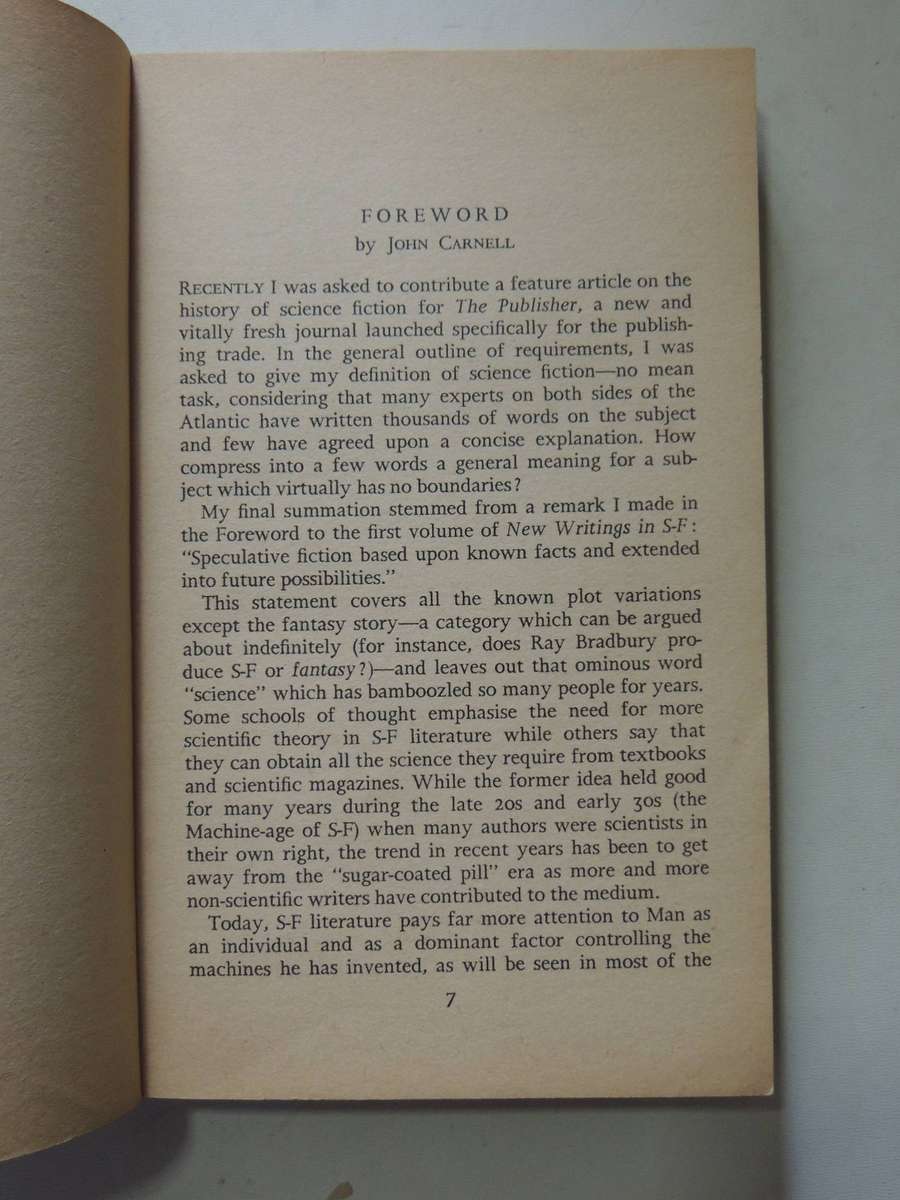 New Writings In SF- 2 (Re-issued 1970) - ed John Carnell