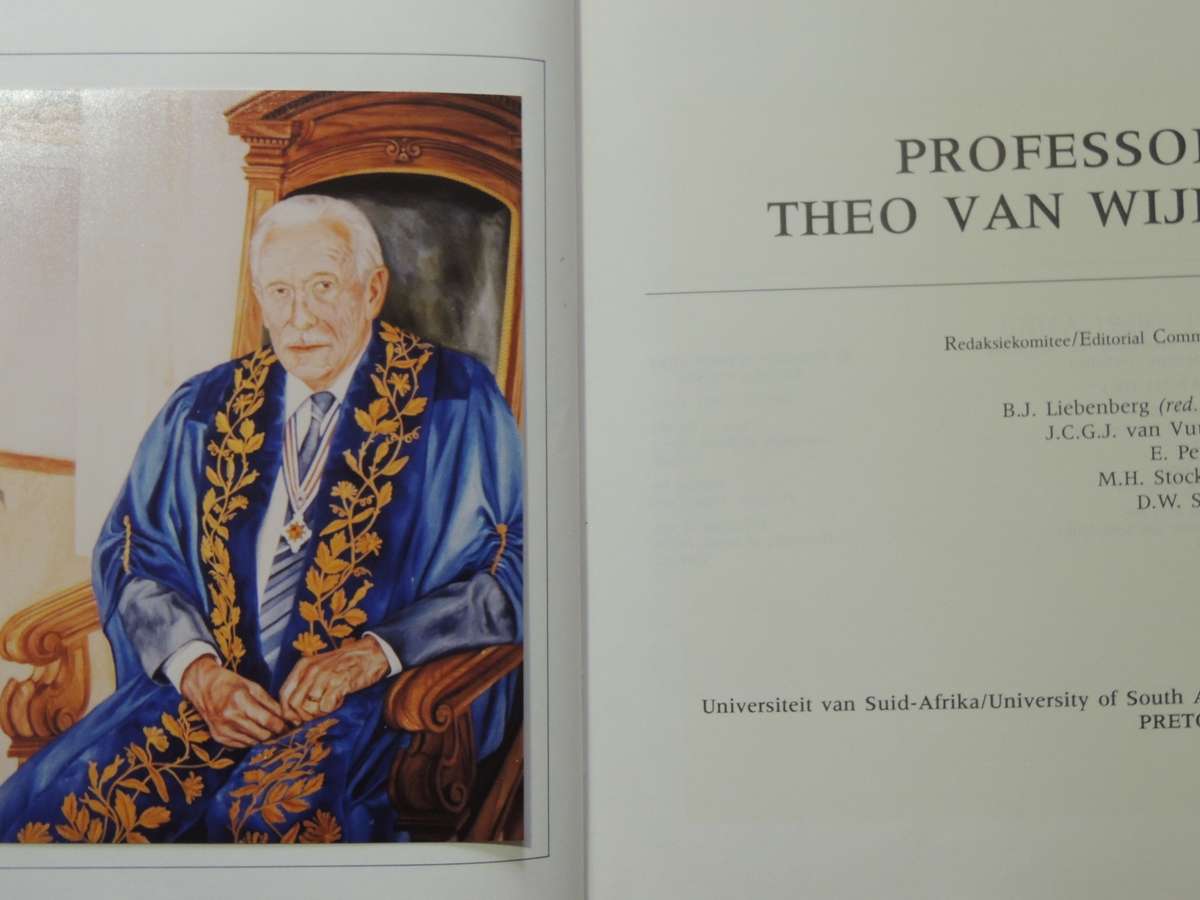 Professor Theo Van Wijk - B.J. Liebenberg