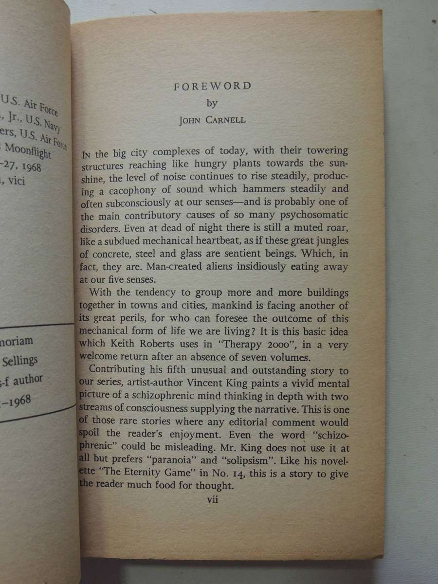 New Writings In SF - 15 (1969) - ed John Carnell