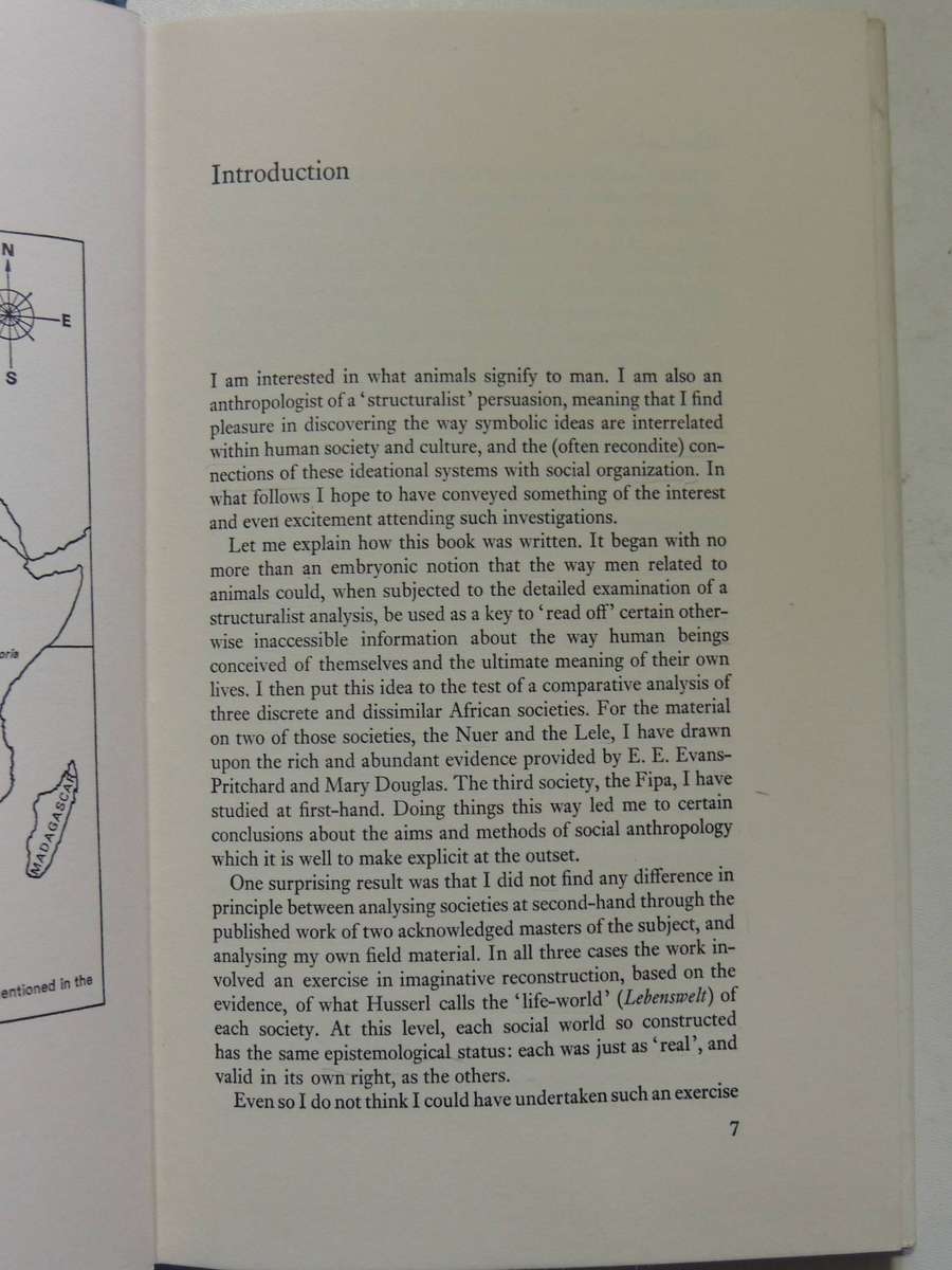Approaches To Anthropology: Man And Beast (1st Edition 1974)  Roy Willis