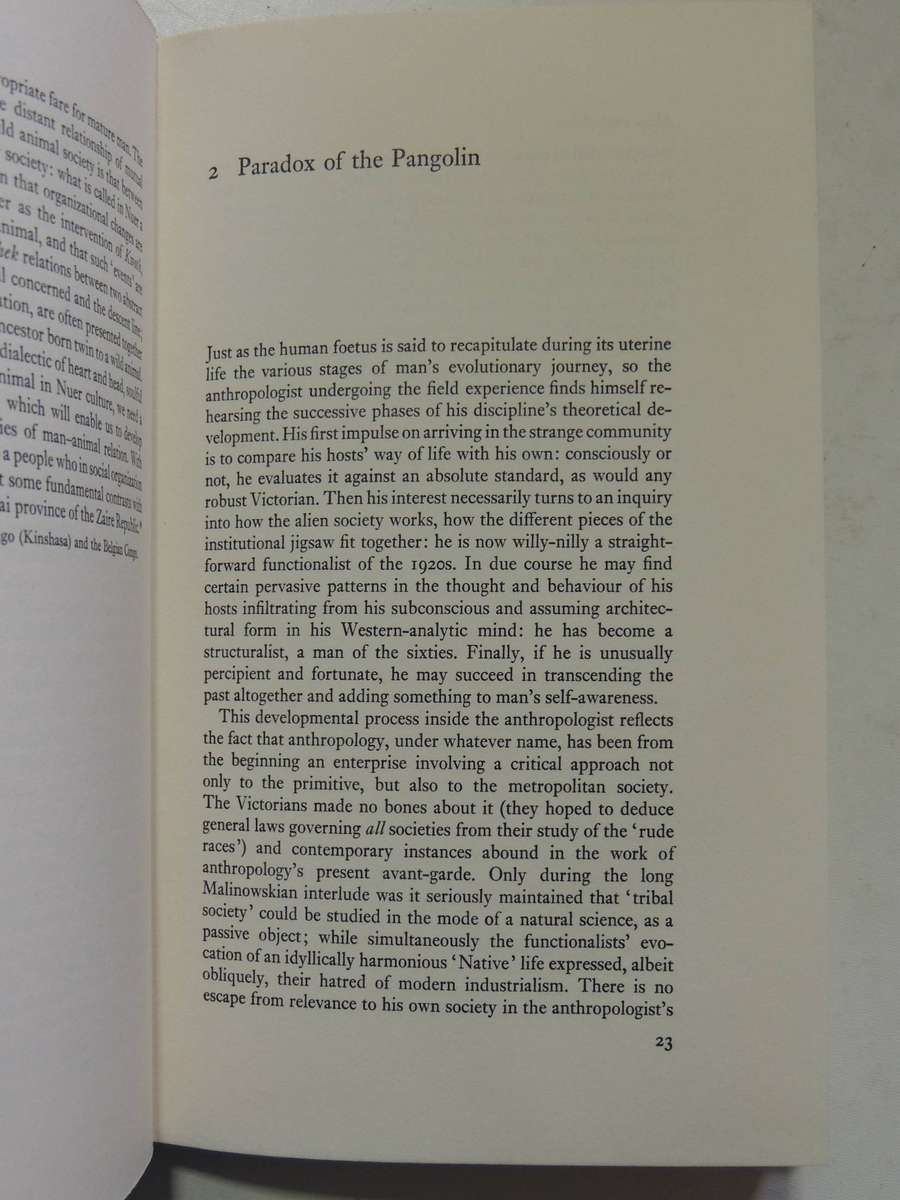 Approaches To Anthropology: Man And Beast (1st Edition 1974)  Roy Willis