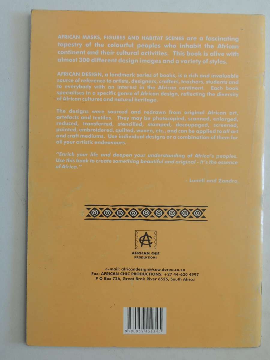 African Design: Book 3 African Masks, Figures And Habitat Scences