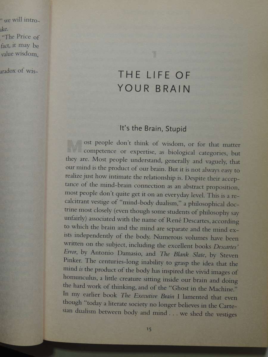The Wisdom Paradox: How Your Mind Can Grow Stronger As Your Brain Grows Older - Elkhonon Goldberg