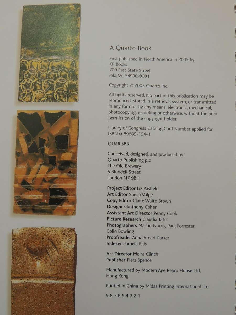 The Sculptor's Bible: The All-Media Reference To Surface Effects & How To Achieve Them  John Plowman