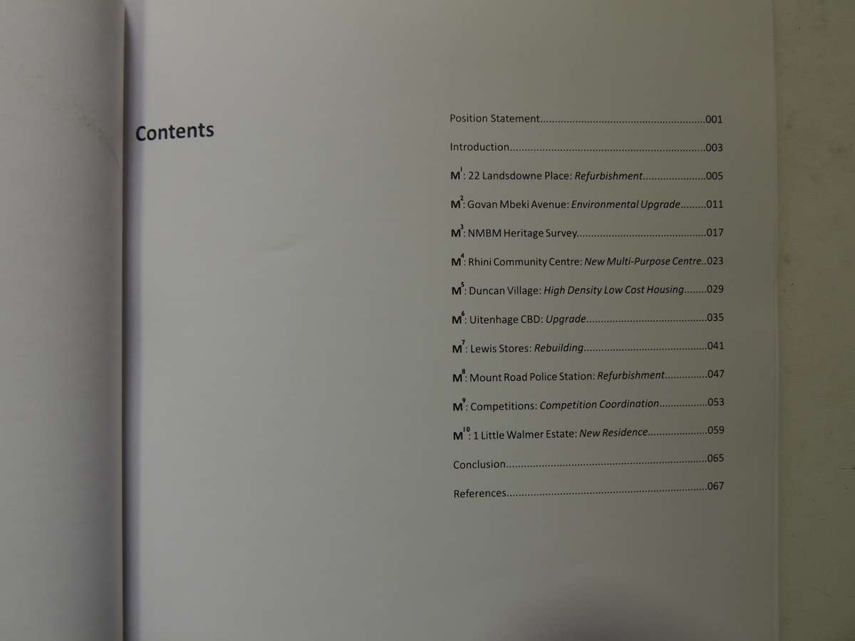 M10 - The First Decade: Selected Projects [2001-2011]The Matrixcc Urban Designers And Architects