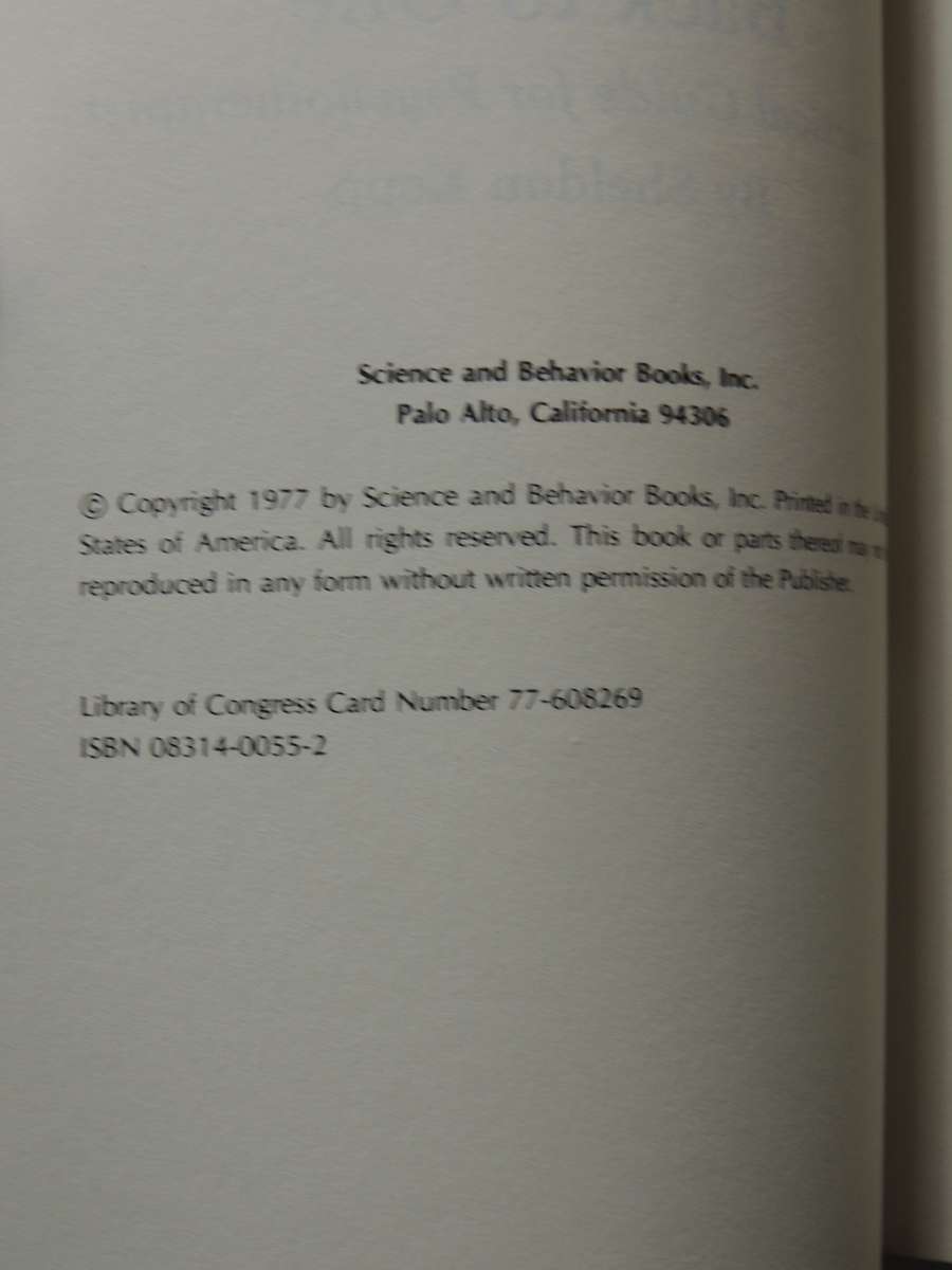 Back To One: A Practical Guide To Psychotherapists - Sheldon Kopp