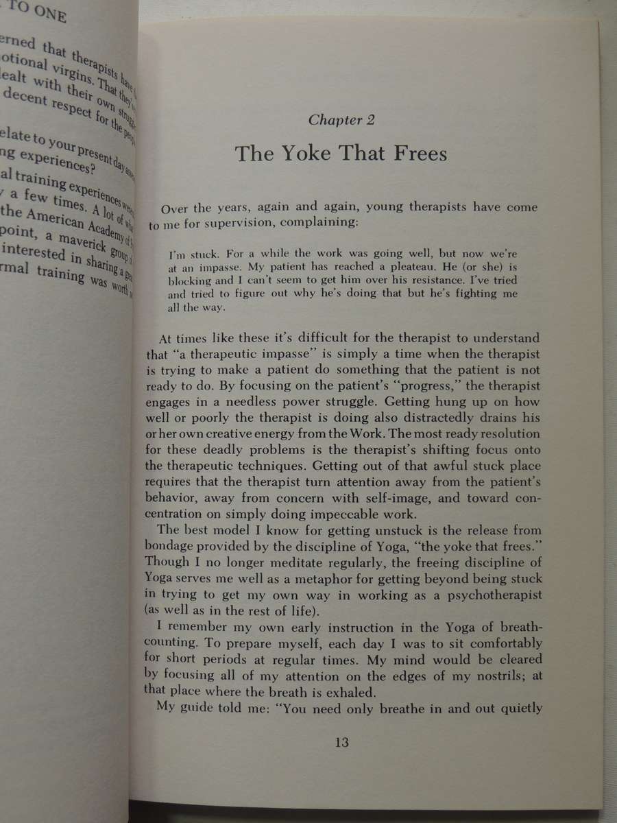 Back To One: A Practical Guide To Psychotherapists - Sheldon Kopp