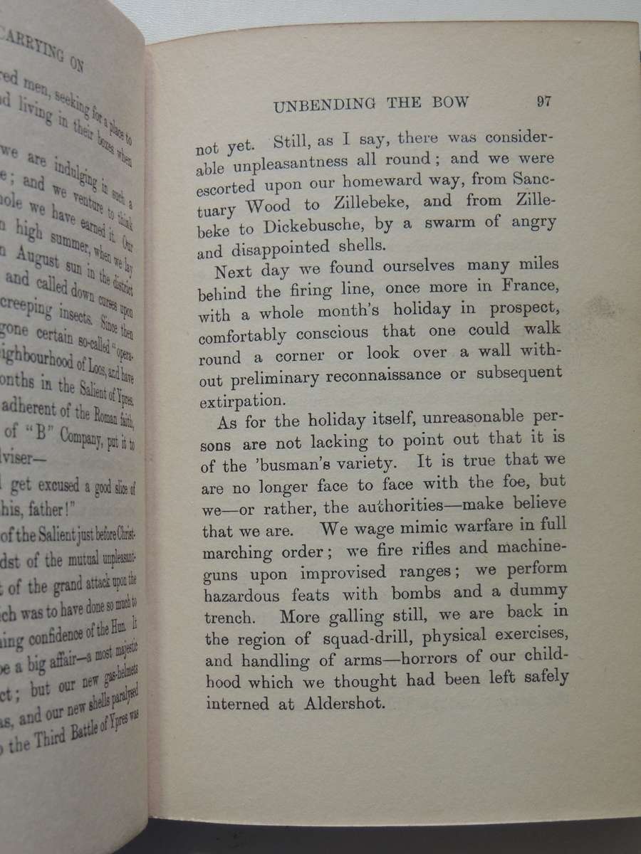 Carrying On - After The First Hundred Thousand - Ian Hay    1917 1st Edition