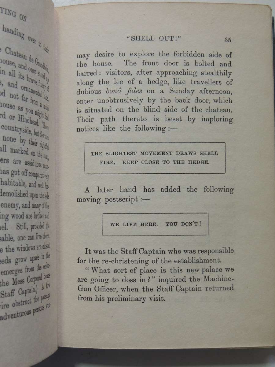 Carrying On - After The First Hundred Thousand - Ian Hay    1917 1st Edition
