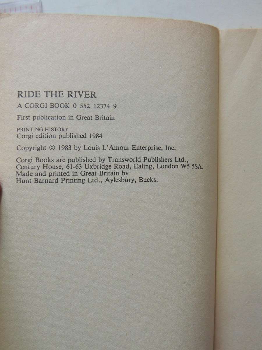 Ride The River - Louis L'Amour