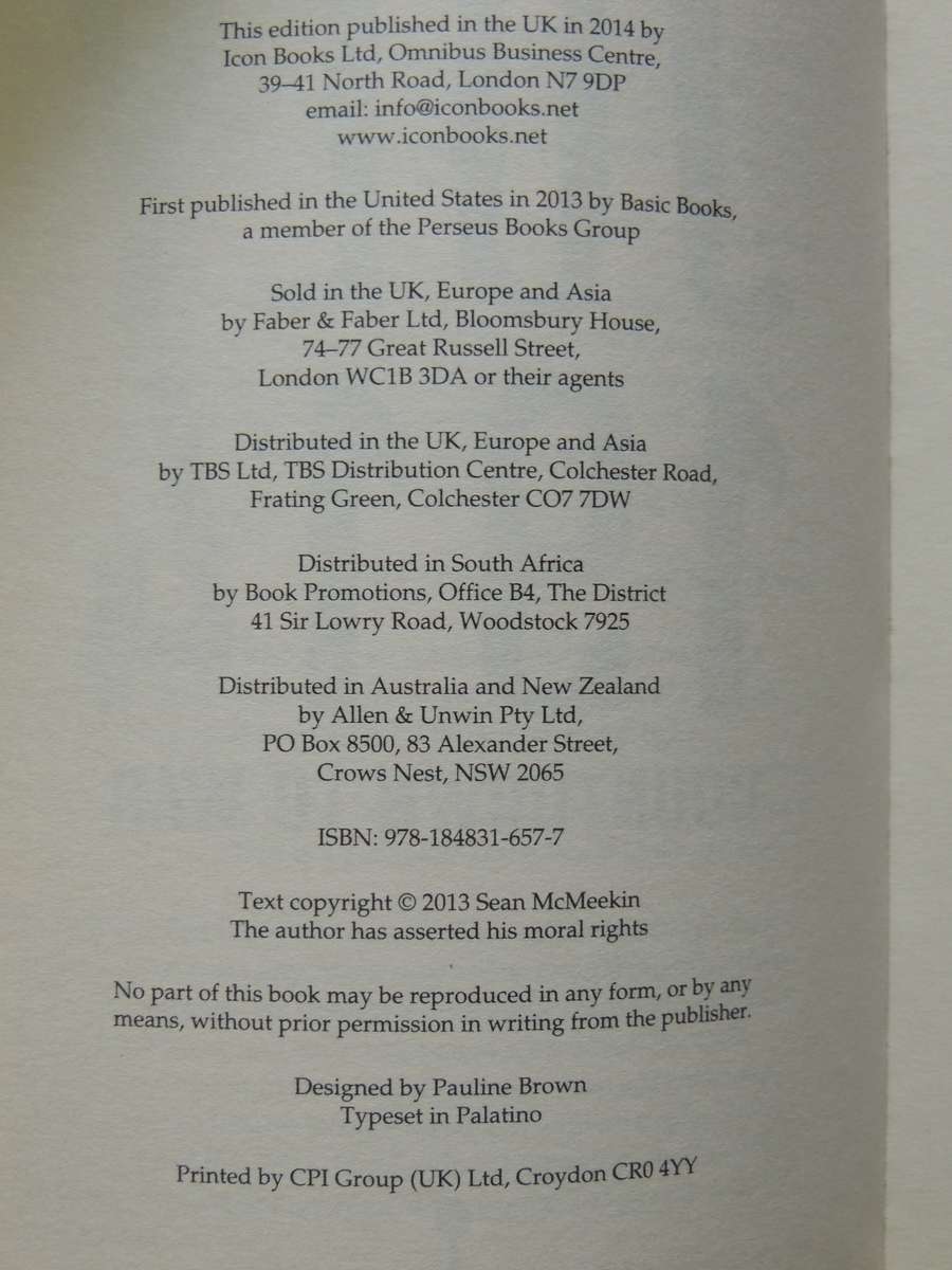 July 1914: Countdown To War - Sean McMeekin