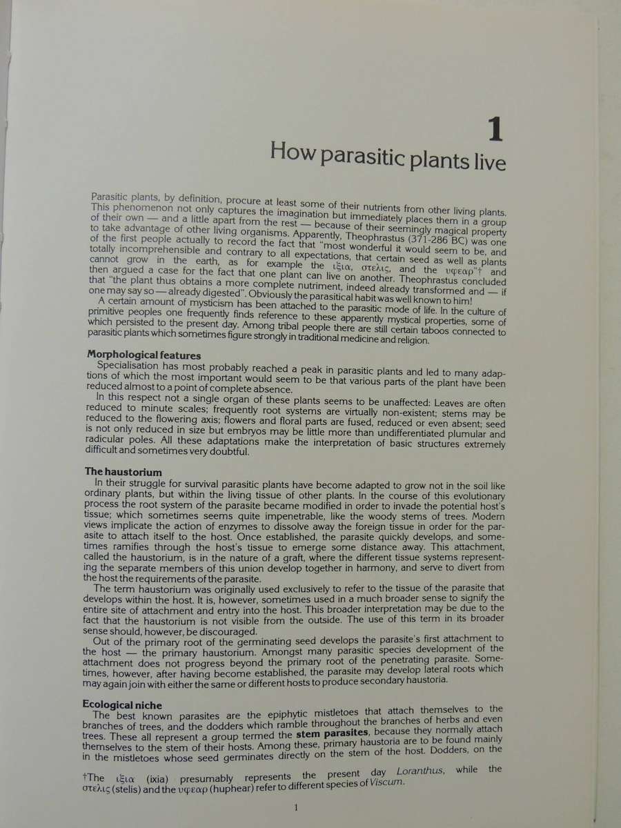 South African Parasitic Flowering Plants - Johann Visser