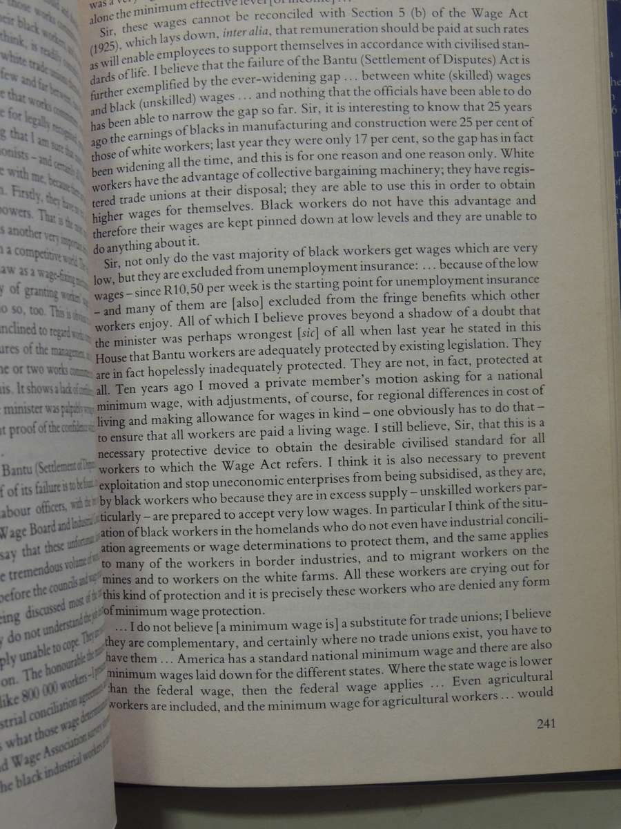 Helen Suzman's Solo Years - ed Phyllis Lewsen    1st edition, 1991