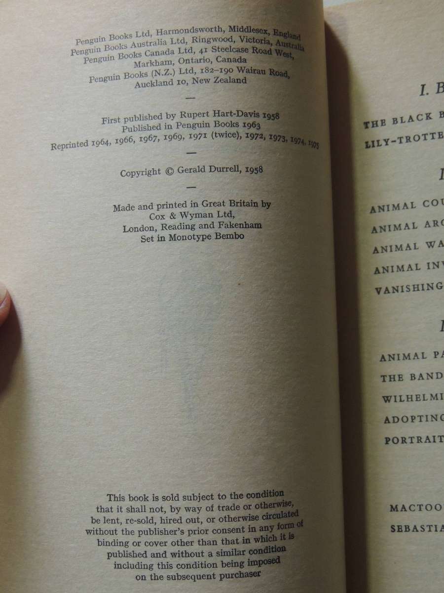 Encounters With Animals - Gerald Durrell