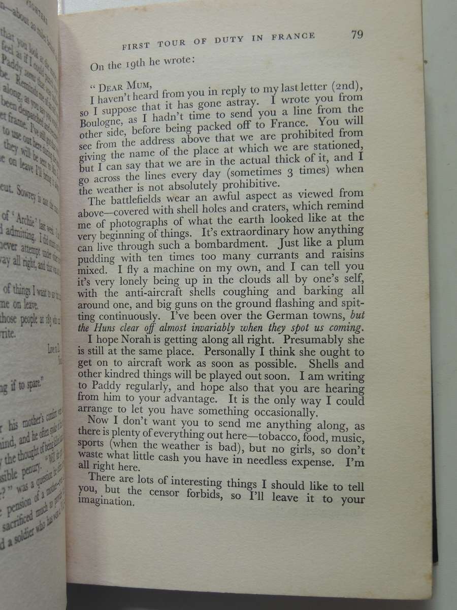 King Of Air Fighters: Biography Of Major "Mick" Mannock, V.C., D.S.O., M.C. Squadron-Leader Ira Jone