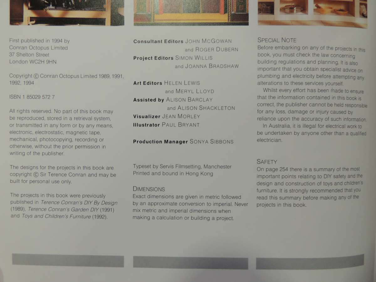 Terence Conran's DIY Book- Terence Conran