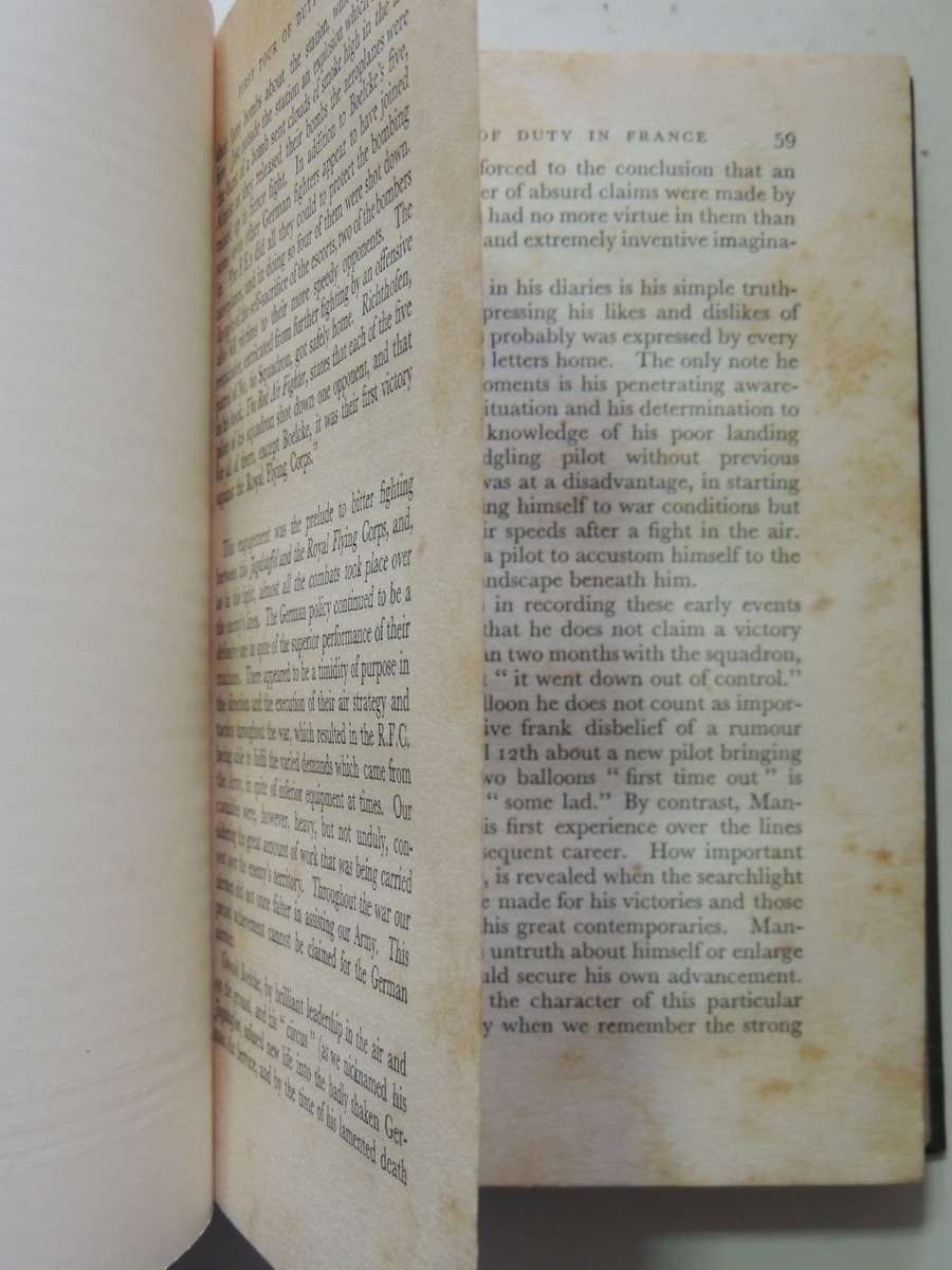 King Of Air Fighters: Biography Of Major "Mick" Mannock, V.C., D.S.O., M.C. Squadron-Leader Ira Jone