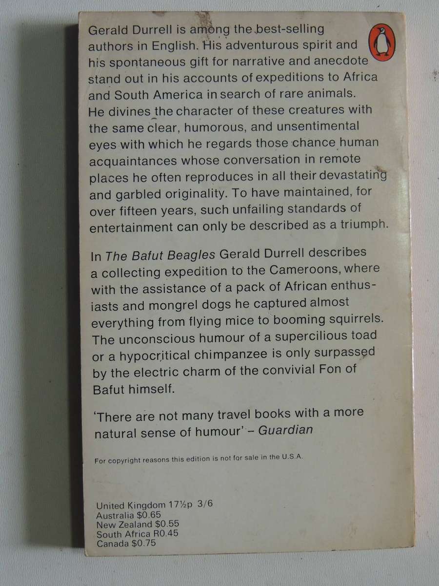 The Bafut Beagles - Gerald Durrell