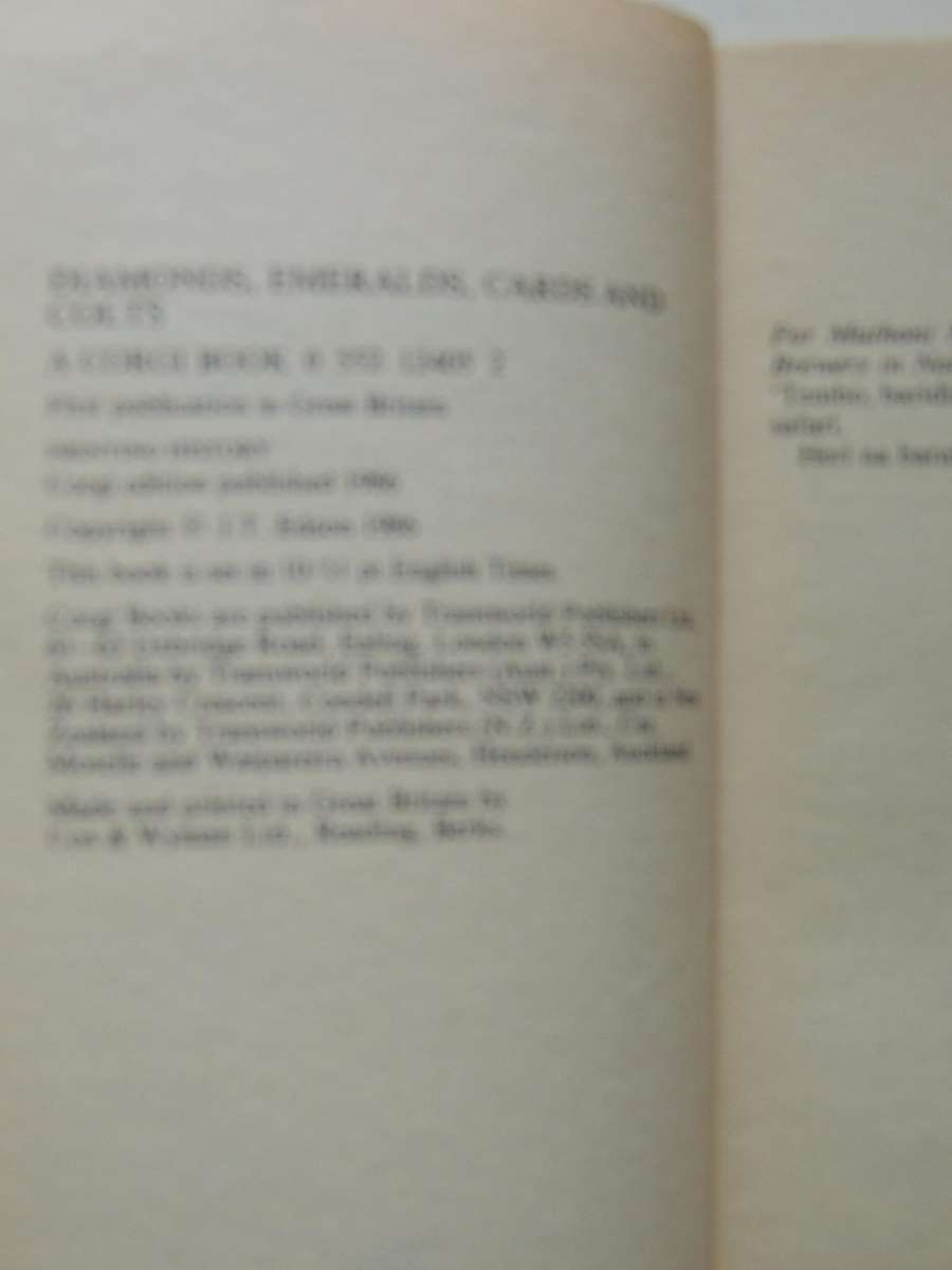 Diamonds, Emeralds, Cards And Colts - J.T. Edson