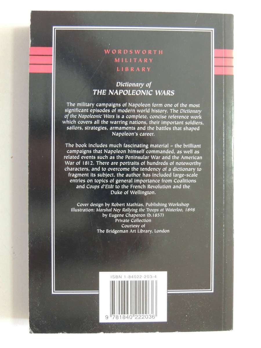 Dictionary Of The Napoleonic Wars - David Chandler
