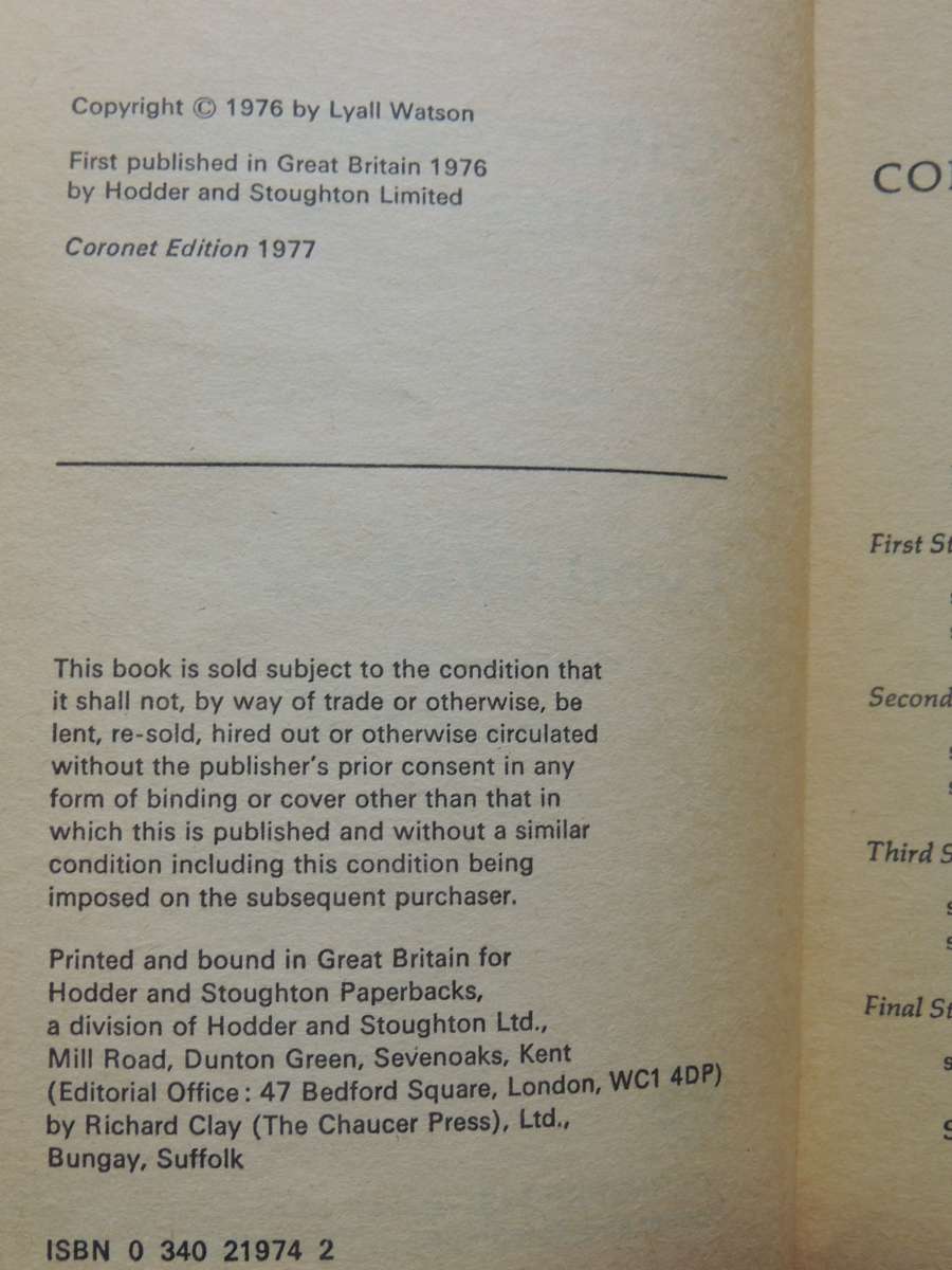 Gifts Of Unknown Things - Lyall Watson