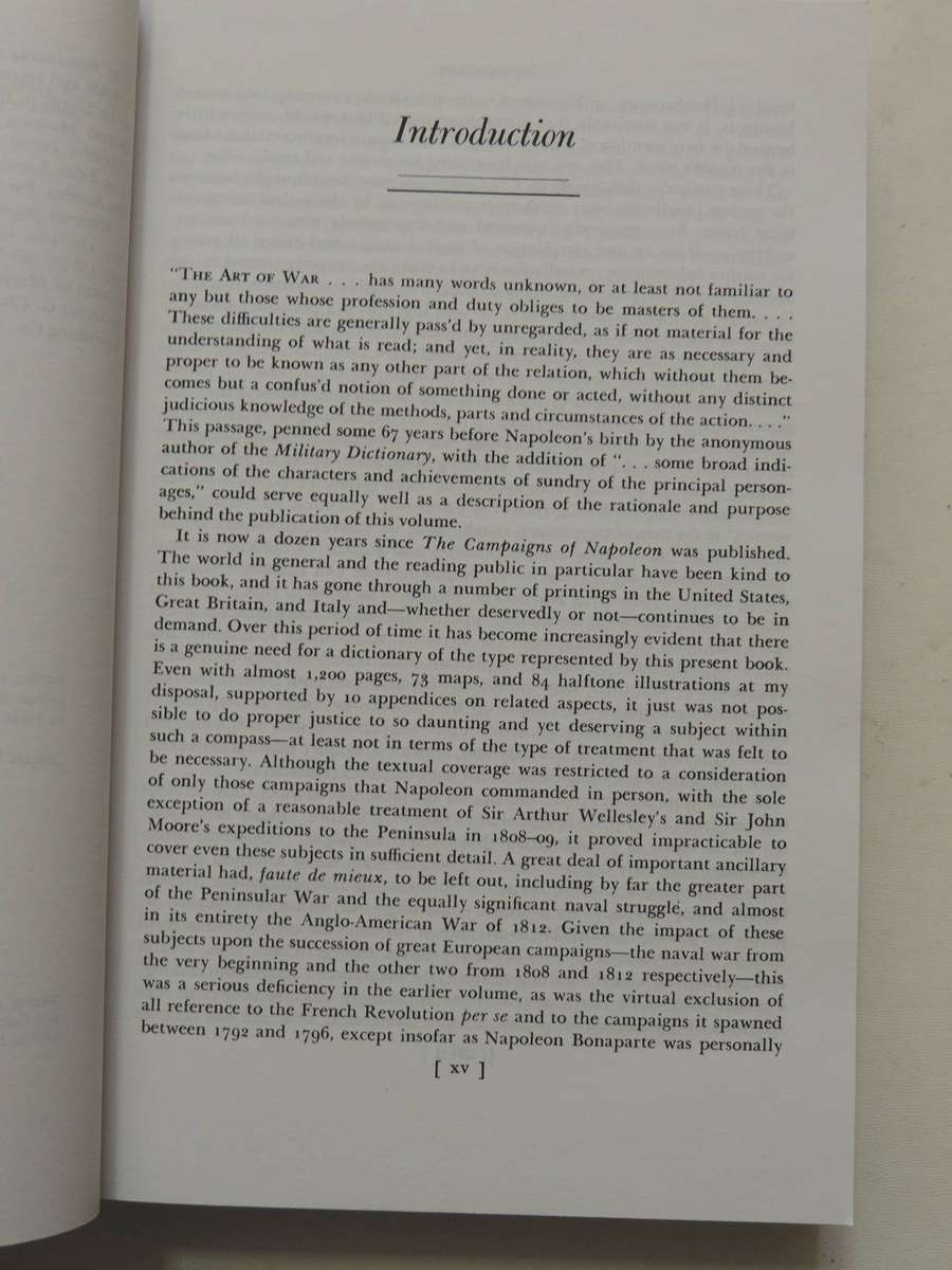 Dictionary Of The Napoleonic Wars - David Chandler