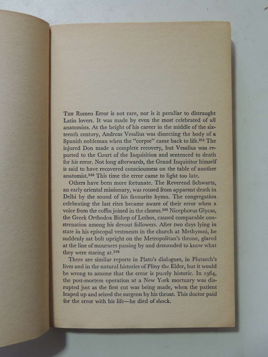 The Romeo Error - Lyall Watson