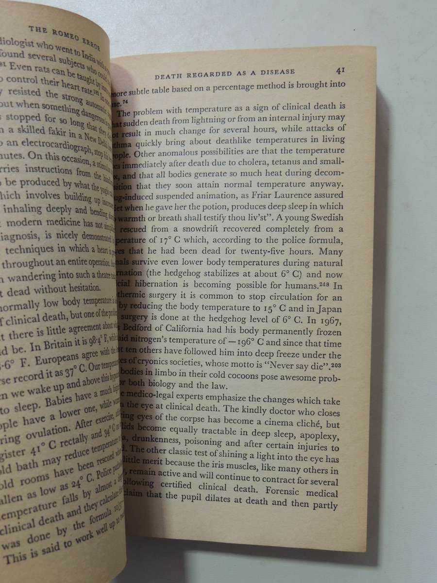 The Romeo Error - Lyall Watson