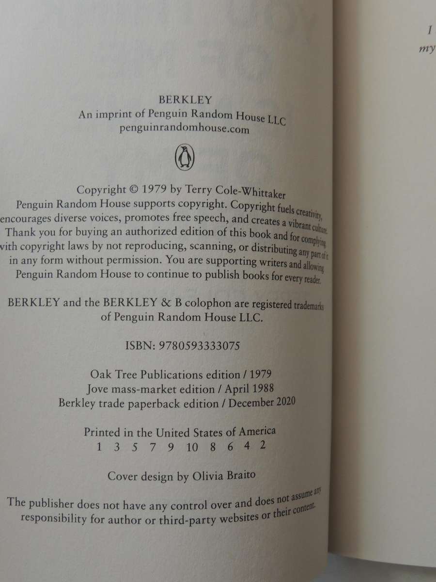 What you Think of Me Is None of my Business - Terry Cole-Whittaker