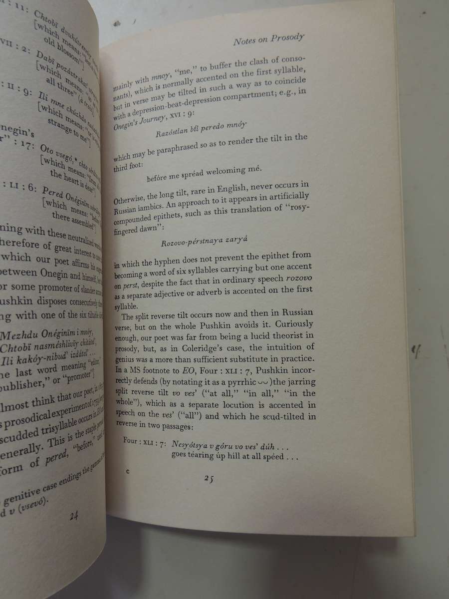 Notes on Prosody - Vladimir Nabokov   1965