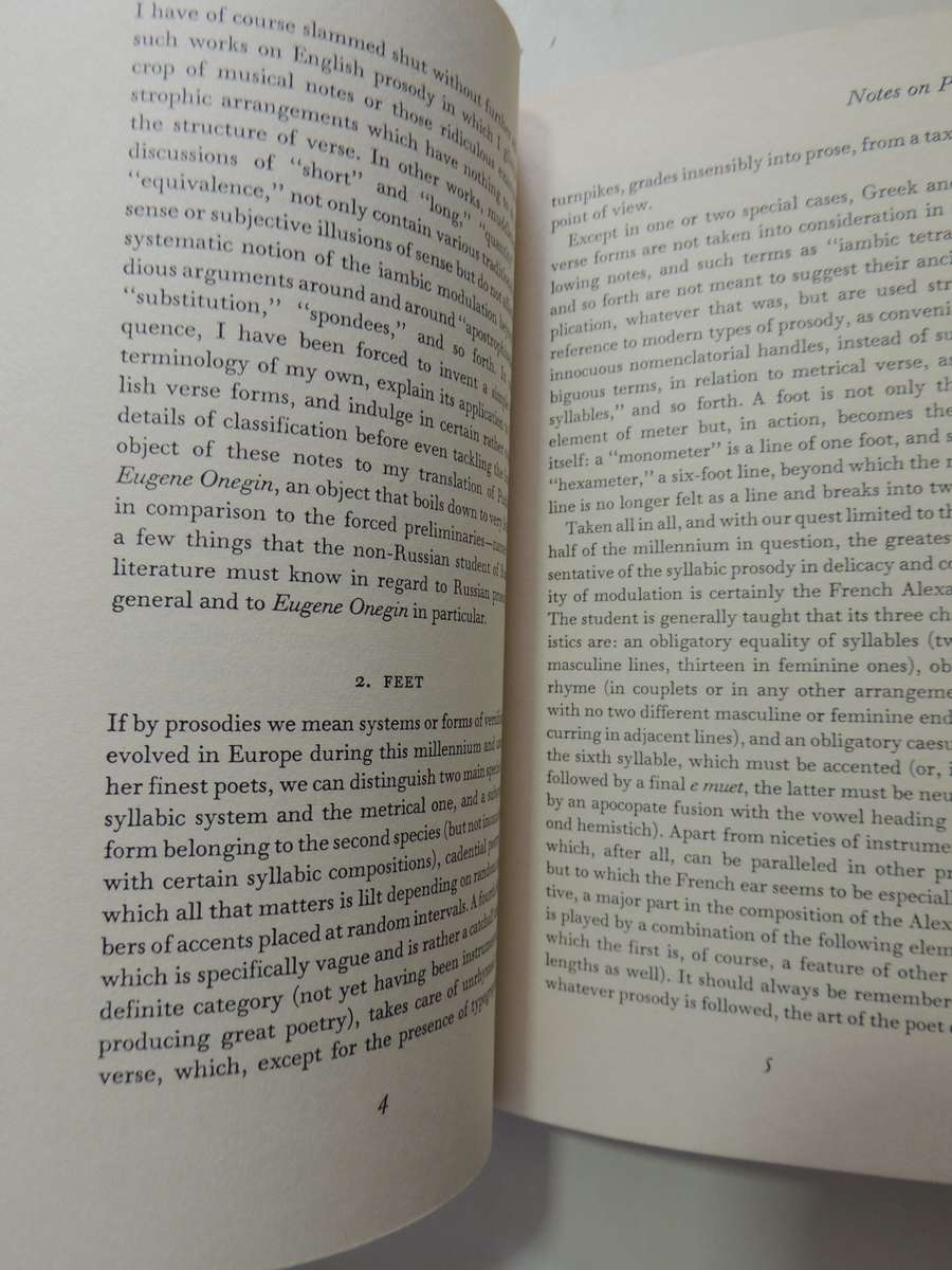 Notes on Prosody - Vladimir Nabokov   1965