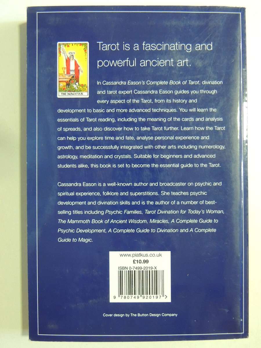 Complete Book Of Tarot- Cassandra Eason
