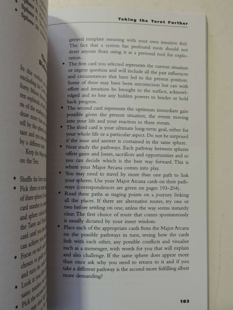 Complete Book Of Tarot- Cassandra Eason